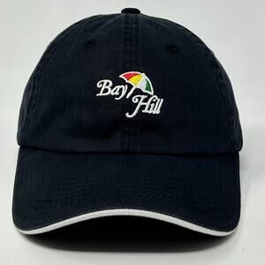 Arnold Palmers Bay Hill Club Dad Hat Baseball Cap Golfing Golfer Strapback Black